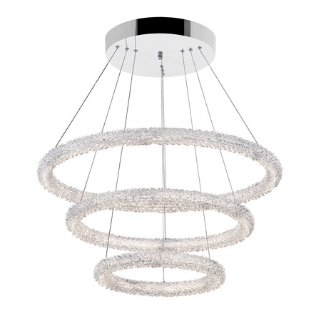 Cwi Lighting Arielle LED Chandelier With Chrome Finish 1042P32-601-3R